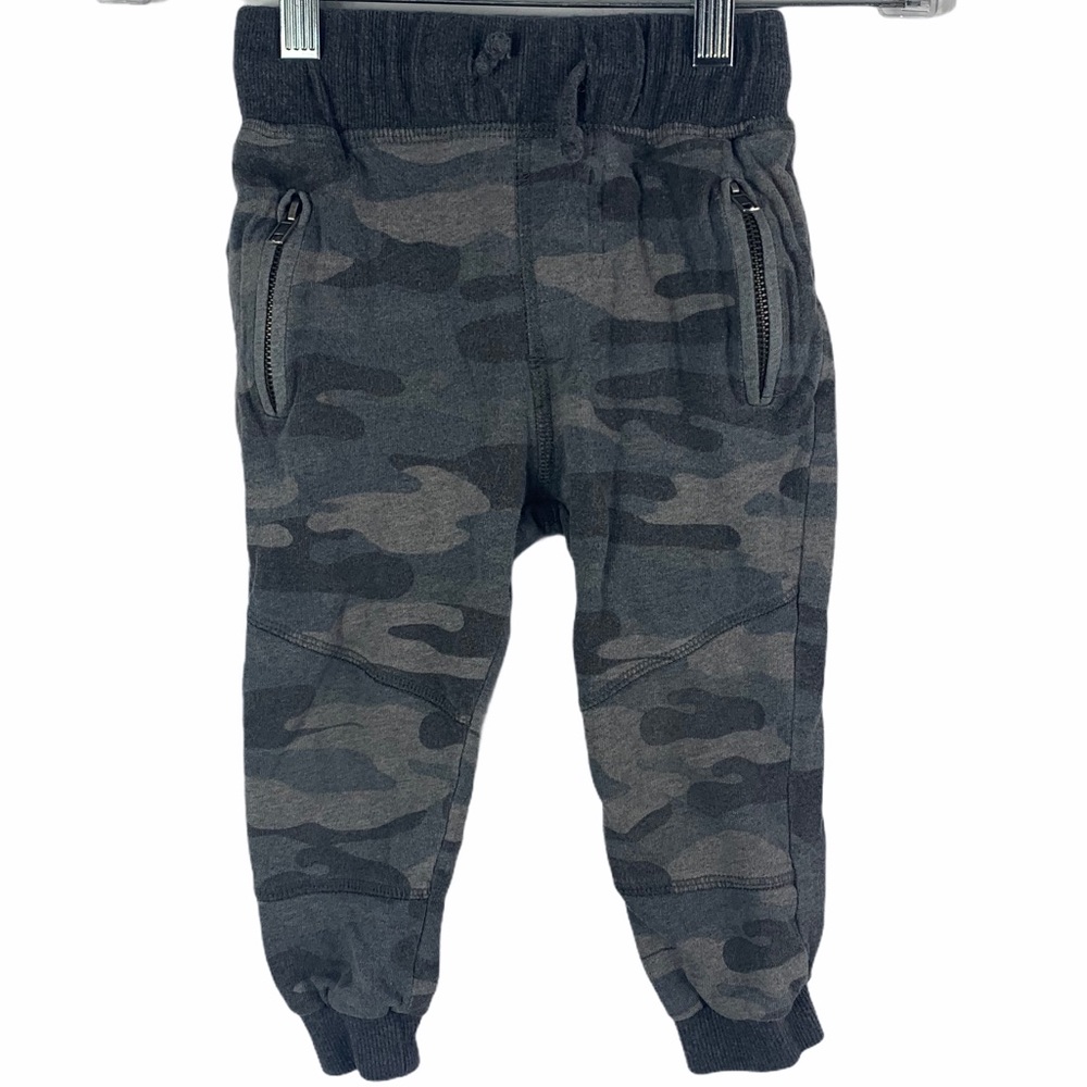 Zara Boys Gray Camo Joggers
